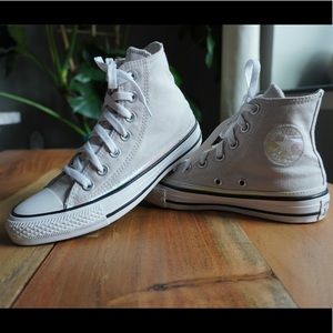 Converse CTAS HI Iridescent Stripe and grey NWOT